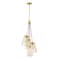 Designers Fountain Liana 4-Light Brushed Gold Glam Statement Chandelier for Foyers and Entryways D328M-4CH-BG - alternate 8